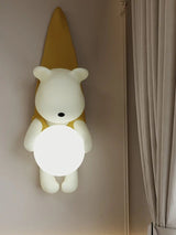 Hanging Bear Wall Hanging Light for Kids Room