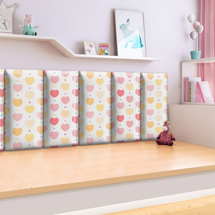 Hearts of Love Kids Wall Padded Safety Cushions