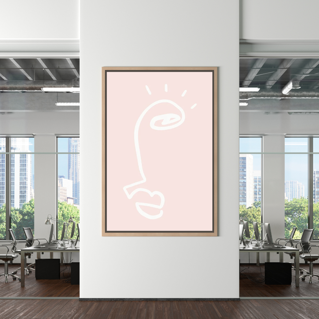 Henri Matisse Face Line Art Poster - Matisse Face Drawing