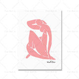 Henri Matisse Wandkunst-Poster und -Drucke Blush Salmon Pink Canvas Wall Art 