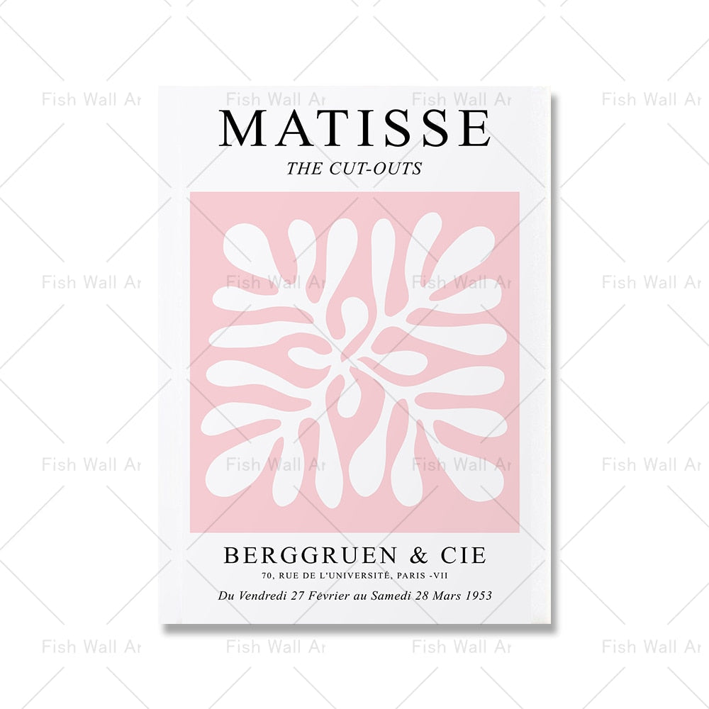 Henri Matisse Wandkunst-Poster und -Drucke Blush Salmon Pink Canvas Wall Art 