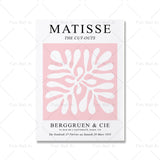 Henri Matisse Wall Art Posters and Prints Blush Salmon Pink Canvas Wall Art 