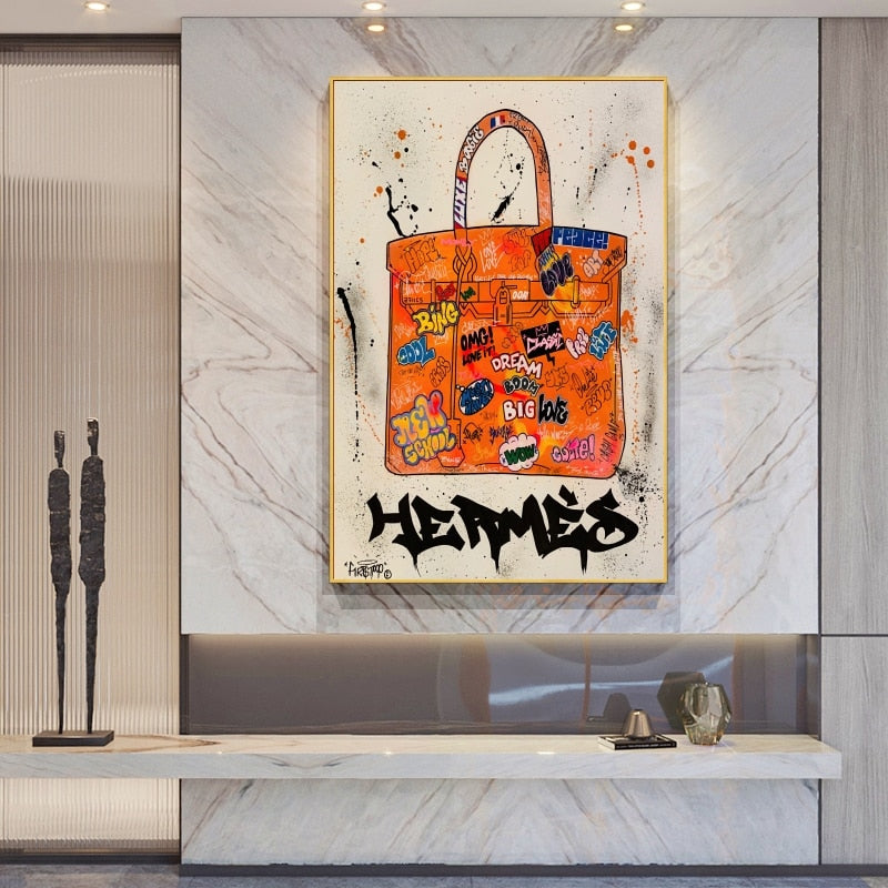 Hermes Birkin Bag Poster: Exquisite Wandkunst