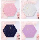 Felt Hexagon 3D Wall Stickers | Letter Message Board