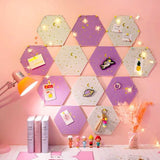 Felt Hexagon 3D Wall Stickers | Letter Message Board