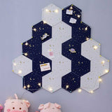 Felt Hexagon 3D Wall Stickers | Letter Message Board