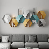 Hexagon Shape Wall Shelves: Creative Home Décor