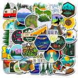 Travel Outdoor Adventure Stickers Pack | Famous Bundle Stickers | Waterproof Bundle Stickers