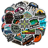 Travel Outdoor Adventure Stickers Pack | Famous Bundle Stickers | Waterproof Bundle Stickers