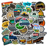 Travel Outdoor Adventure Stickers Pack | Famous Bundle Stickers | Waterproof Bundle Stickers