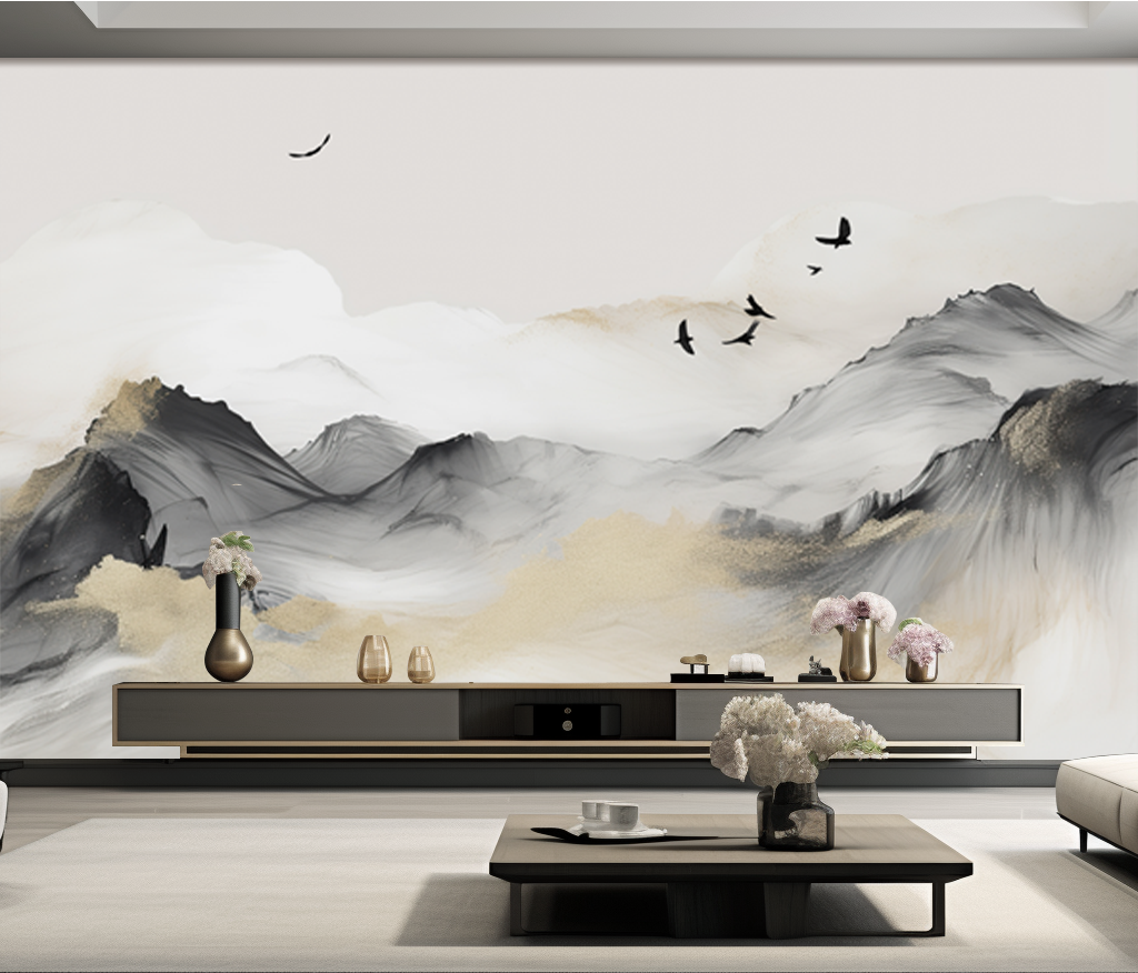 Hilly Mountains Wallpaper Murals