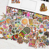 Hippie Art Stickers Pack | Famous Bundle Stickers | Waterproof Bundle Stickers