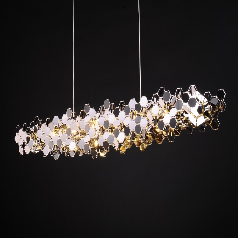 Honeycomb Chandelier - Elegant Lighting Fixture