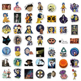 Horror Movie Coraline and the Secret Door Stickers Pack | Famous Bundle Stickers | Waterproof Bundle Stickers