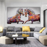 Horses Canvas Art: Captivating Equestrian Beauty