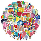 Hot Air Balloon Stickers Pack | Famous Bundle Stickers | Waterproof Bundle Stickers
