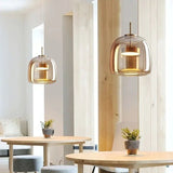 Illuminate Your Space with the Glass LED Pendant Light