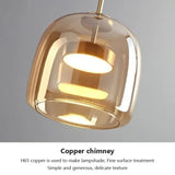 Illuminate Your Space with the Glass LED Pendant Light