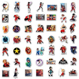 Disney Movie The Incredibles Stickers Pack | Famous Bundle Stickers | Waterproof Bundle Stickers