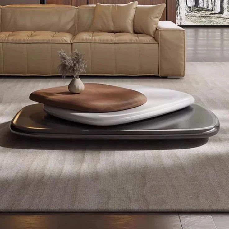 Italian Design Pebbles Rotating Coffee Table