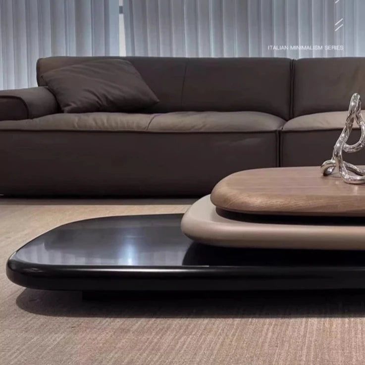 Italian Design Pebbles Rotating Coffee Table