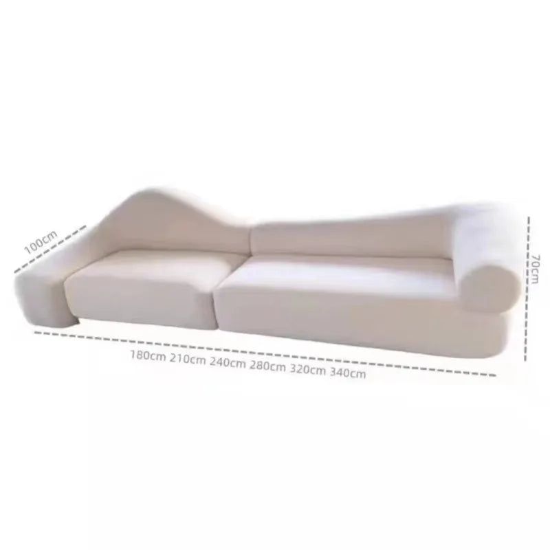 Italian minimalist Curved Sofa Set