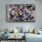 Jackson Pollock Print - Vibrant One Art mural