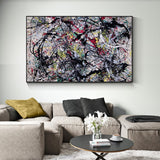 Jackson Pollock Print - Vibrant One Art mural