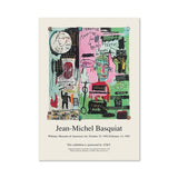 Jean Michel Contemporary Graffiti Canvas Wall Art