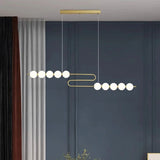 Lustre suspendu pour îlot de cuisine Jewel Globes