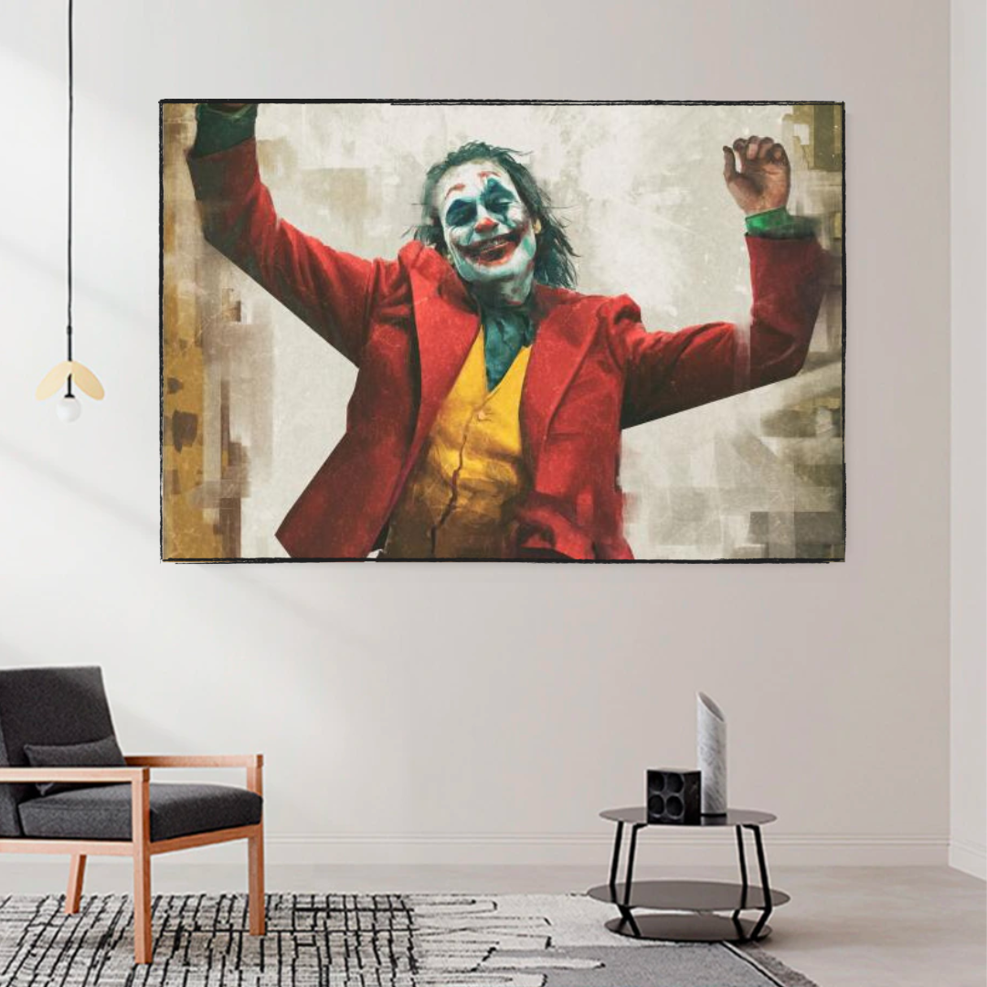 Joker-Film-Leinwandkunst – exquisite Dekoration für Fans