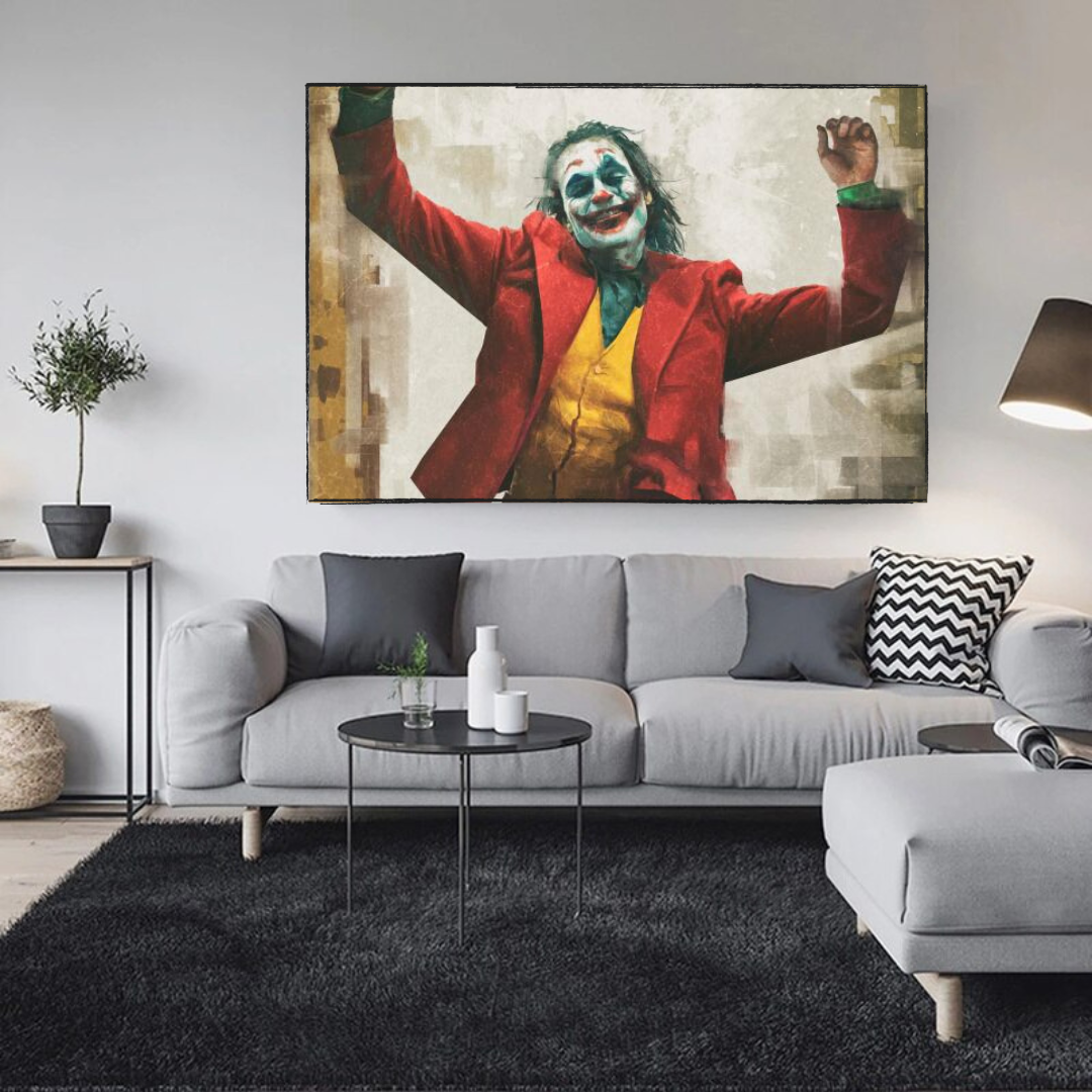 Joker Movie Canvas Wall Art - Exquisite Décor for Fans