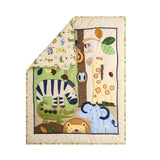 Jungle Animals Theme Cot Cot Bedding Set