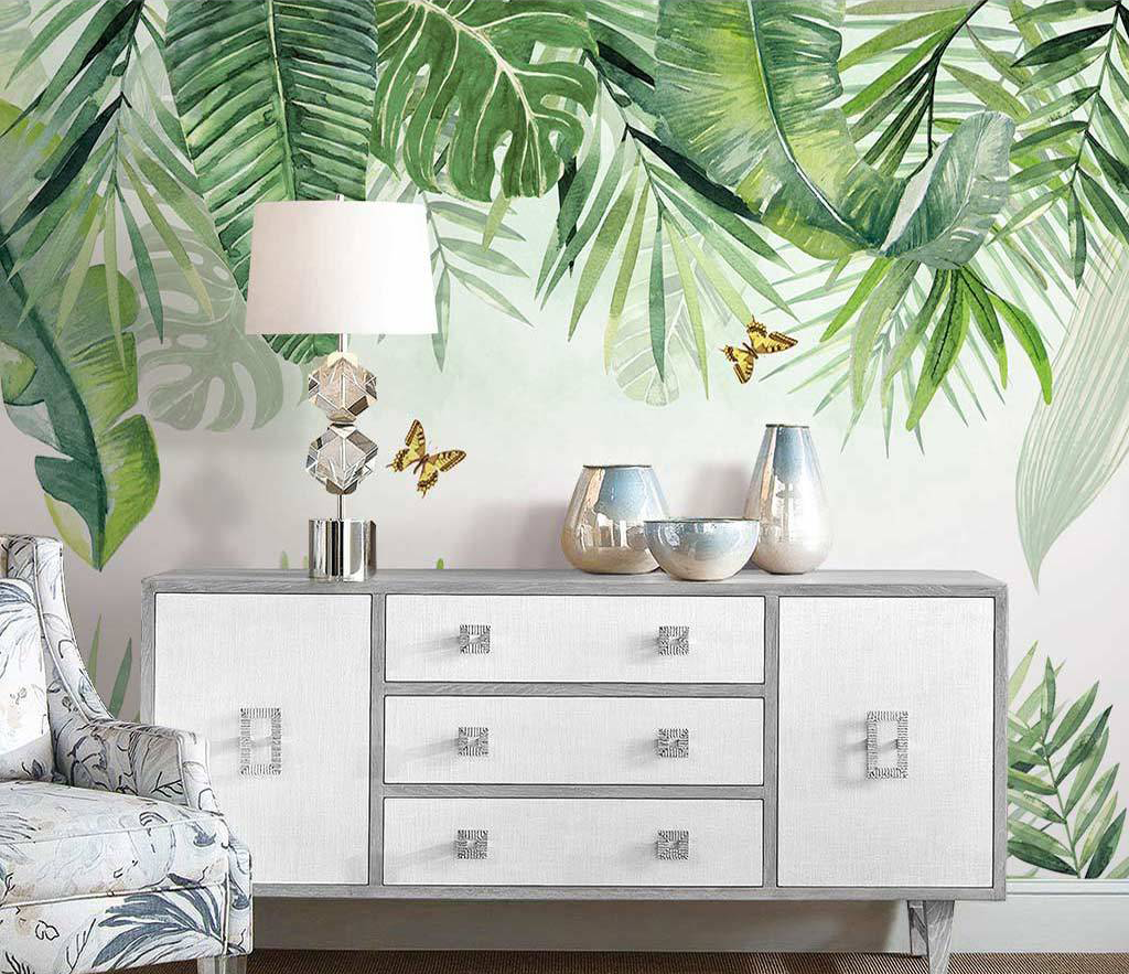 Jungle leafs Wallpaper Murals