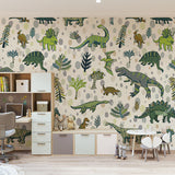 Jurassic Wallpaper: Hintergrundbild mit Dinosauriermotiv