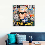 Karl Fashion Master Leinwand-Wandkunst