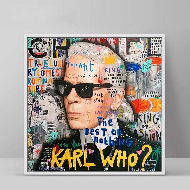 Art mural sur toile Karl Fashion Master