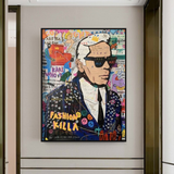 Karl Lagerfeld Poster: Authentische Kunst für Modeliebhaber