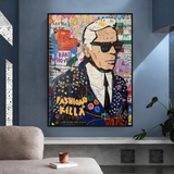 Karl Lagerfeld Poster: Authentische Kunst für Modeliebhaber