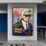 Karl Lagerfeld Poster: Authentische Kunst für Modeliebhaber