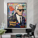 Karl Lagerfeld Poster: Authentische Kunst für Modeliebhaber