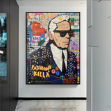 Affiche Karl Lagerfeld : Art authentique pour les amoureux de la mode