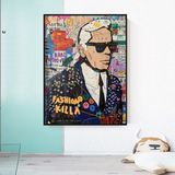 Karl Lagerfeld Poster: Authentische Kunst für Modeliebhaber