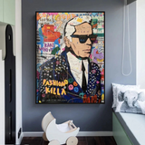 Karl Lagerfeld Poster: Authentische Kunst für Modeliebhaber