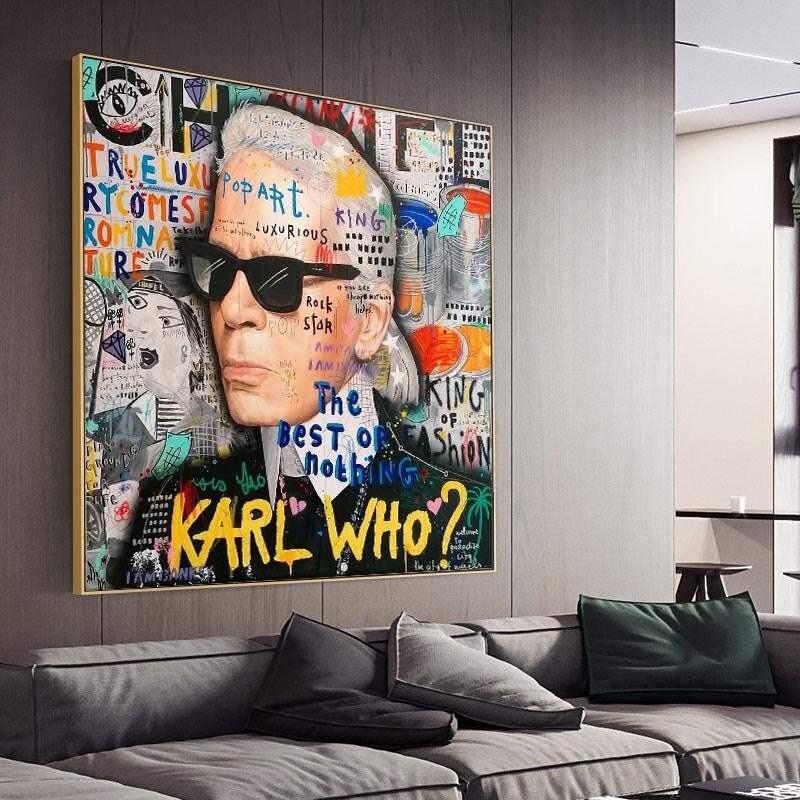 Karl Lagerfeld Poster - Master Canvas Wall Art