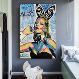 Kate Moss Art by Alec Monopoly - Limited Edition