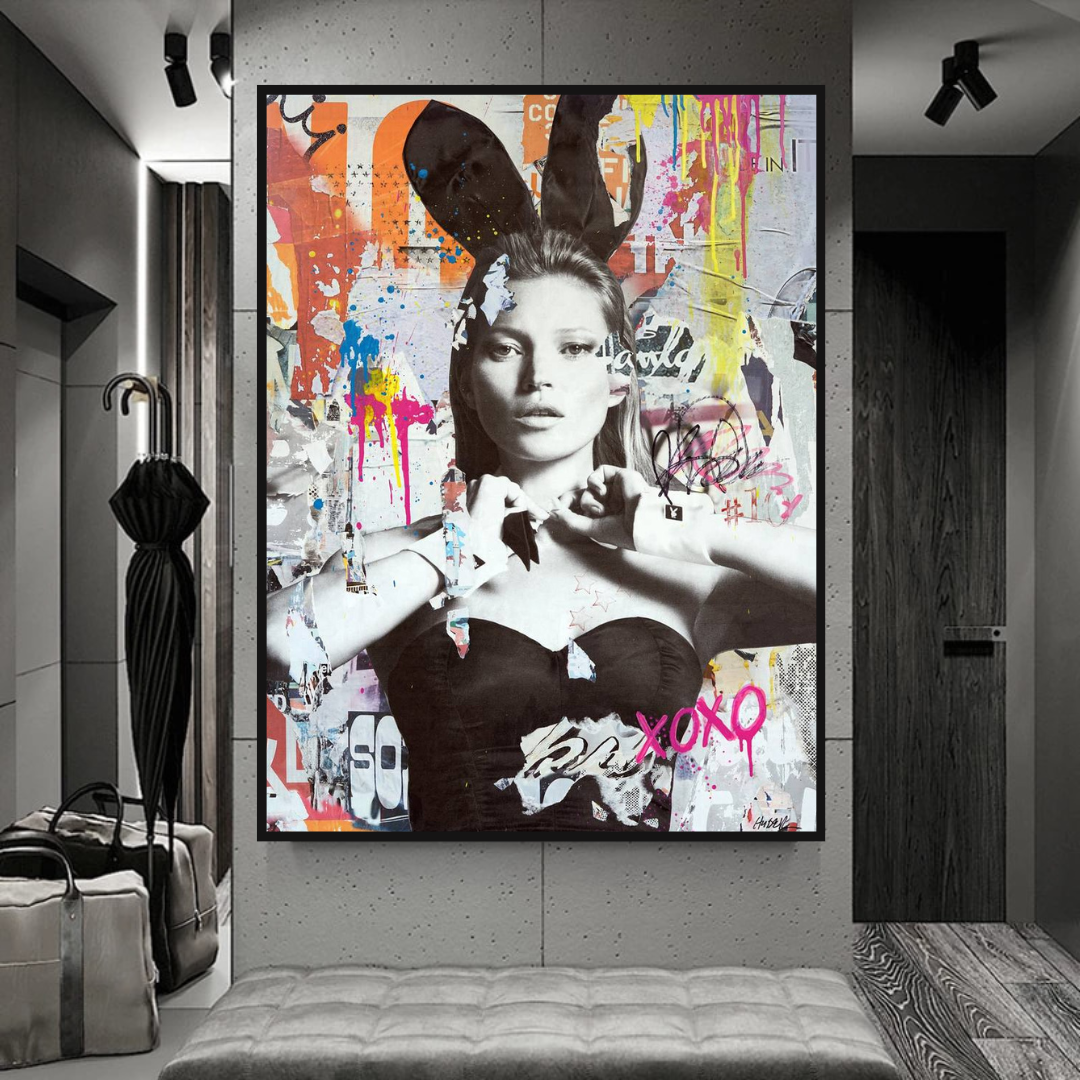 Kate Moss Bunny Art: Unique & Captivating Masterpieces