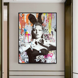 Kate Moss Bunny Art : chefs-d'œuvre uniques et captivants