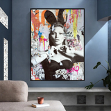 Kate Moss Bunny Art : chefs-d'œuvre uniques et captivants