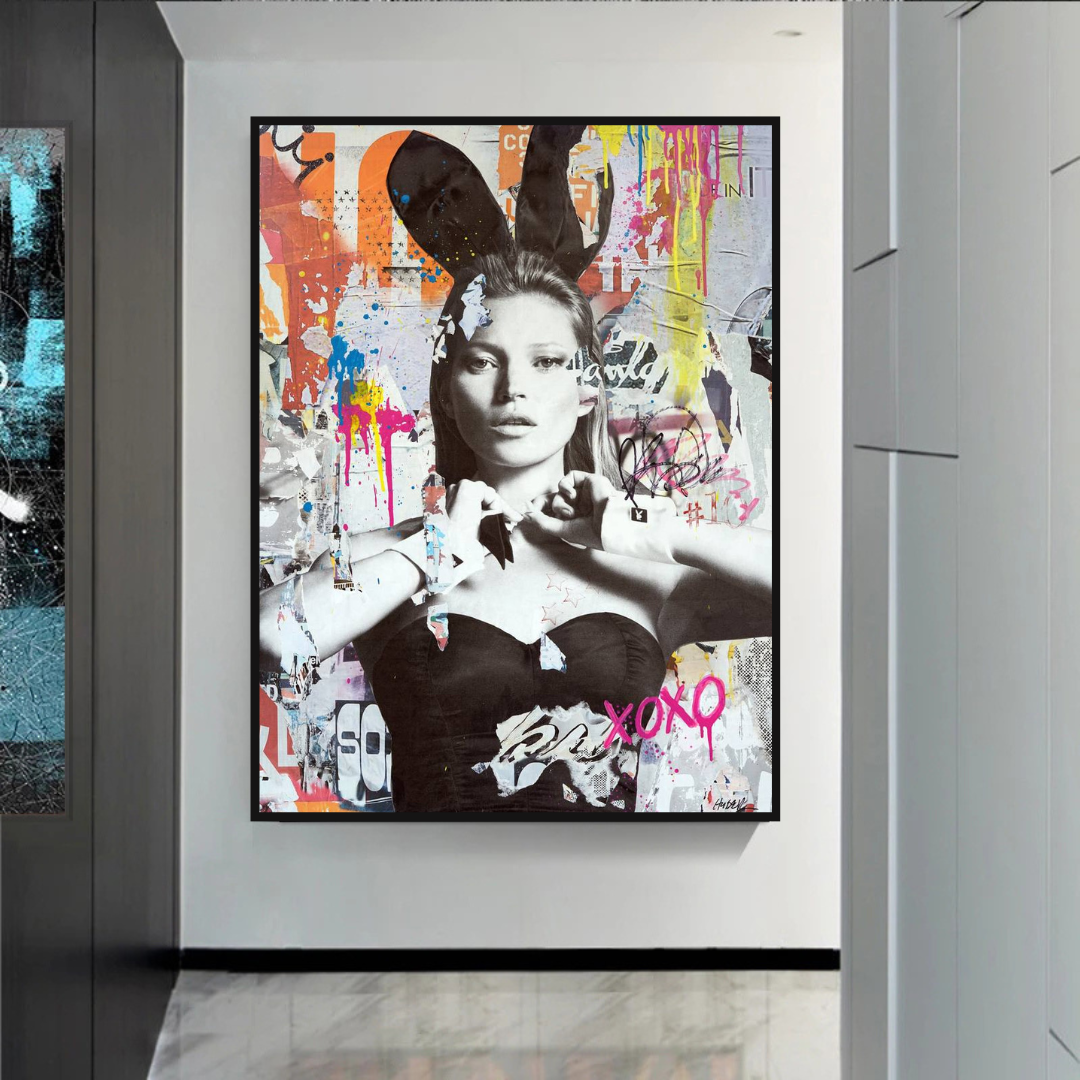 Kate Moss Bunny Art : chefs-d'œuvre uniques et captivants